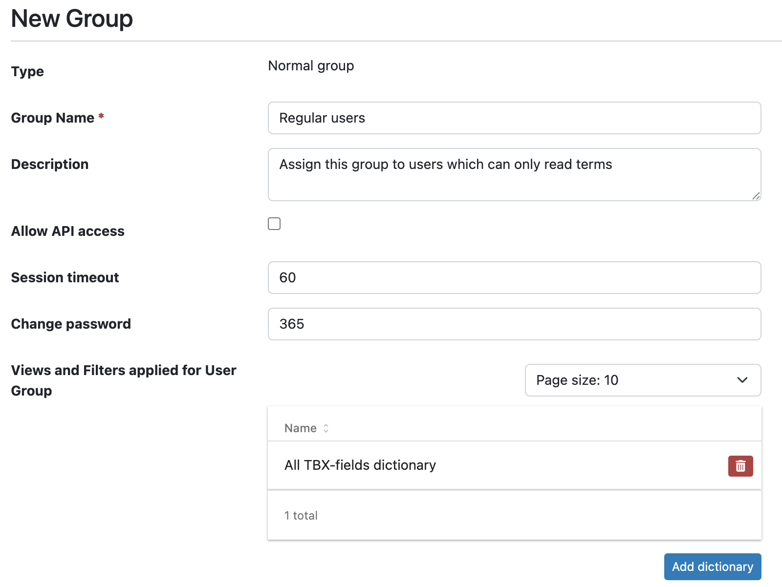 edit group