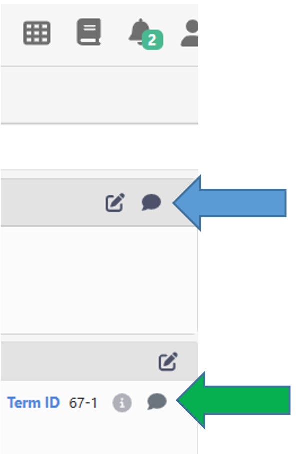 comment icons